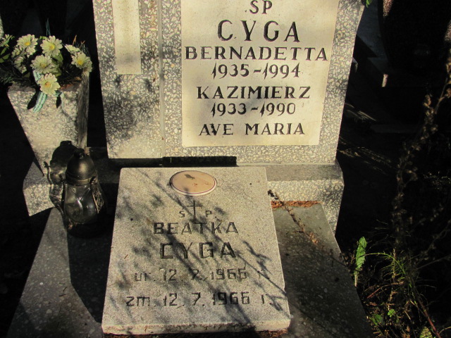 Beata Cyga 1966 Elbląg - Grobonet - Wyszukiwarka osób pochowanych