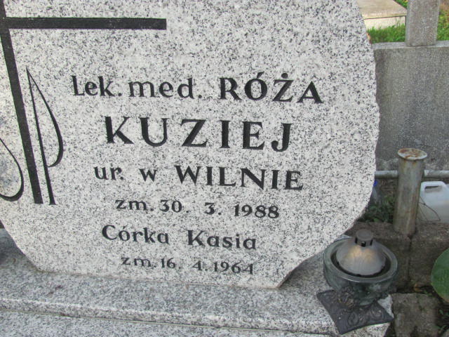 Katarzyna Kuziej 1963 Elbląg - Grobonet - Wyszukiwarka osób pochowanych