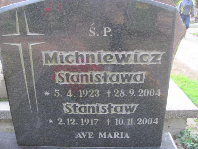 Stanisława Michniewicz 1923 Elbląg - Grobonet - Wyszukiwarka osób pochowanych