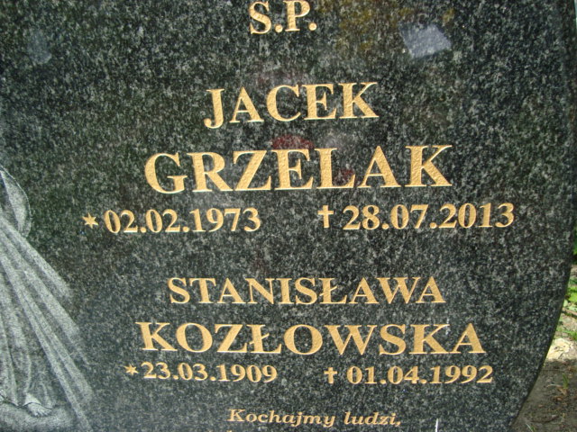 Stanisława Kozłowska 1909 Elbląg - Grobonet - Wyszukiwarka osób pochowanych