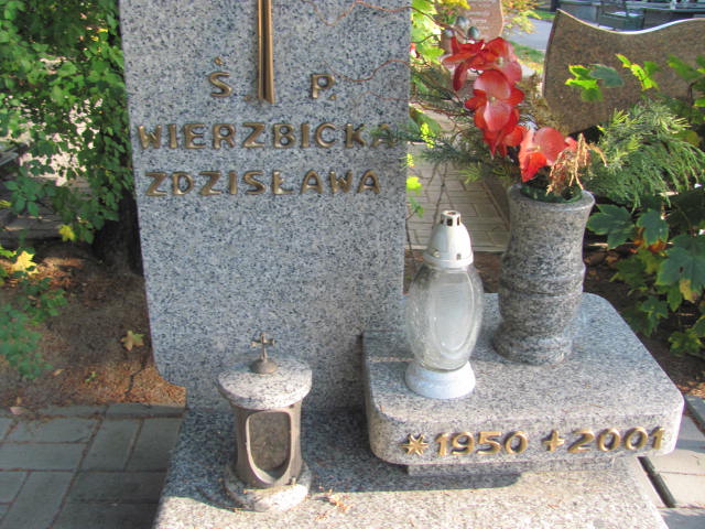 Zdzisława Wierzbicka 1950 Elbląg - Grobonet - Wyszukiwarka osób pochowanych