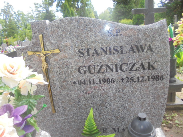 Stanisława Guźniczak 1906 Elbląg - Grobonet - Wyszukiwarka osób pochowanych