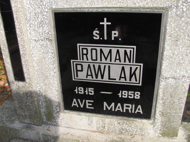 Roman Pawlak 2015 Elbląg - Grobonet - Wyszukiwarka osób pochowanych