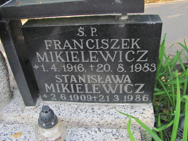 Franciszek Mikielewicz 1916 Elbląg - Grobonet - Wyszukiwarka osób pochowanych