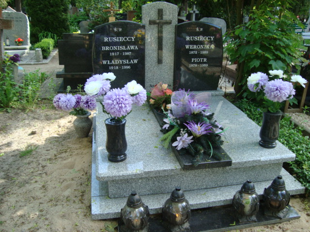 Grób Władysław Rusiecki