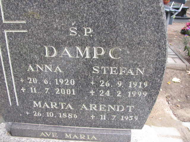 Marta Arendt 1886 Elbląg - Grobonet - Wyszukiwarka osób pochowanych