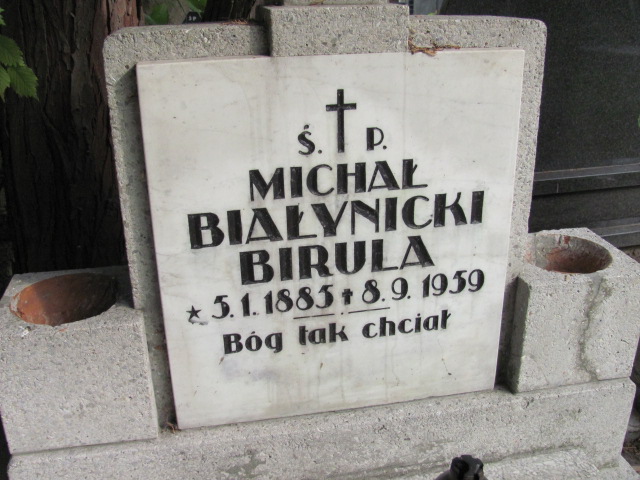 Michał Białynicki Birula 1885 Elbląg - Grobonet - Wyszukiwarka osób pochowanych