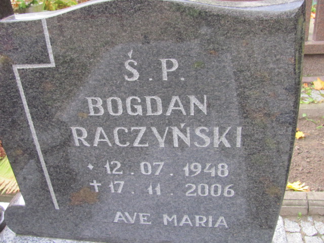 Bogdan Raczyński 1948 Elbląg - Grobonet - Wyszukiwarka osób pochowanych