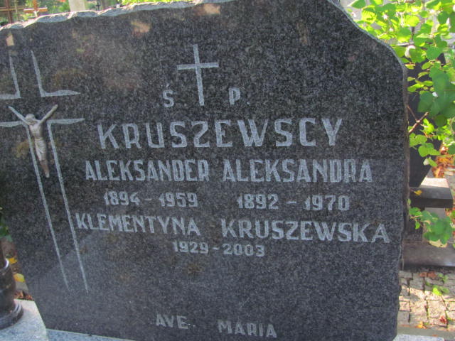 Aleksander Kruszewski 1896 Elbląg - Grobonet - Wyszukiwarka osób pochowanych