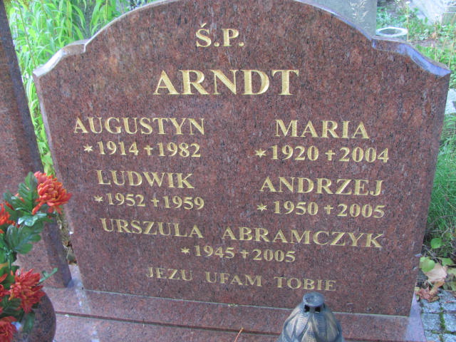 Urszula Abramczyk 1945 Elbląg - Grobonet - Wyszukiwarka osób pochowanych