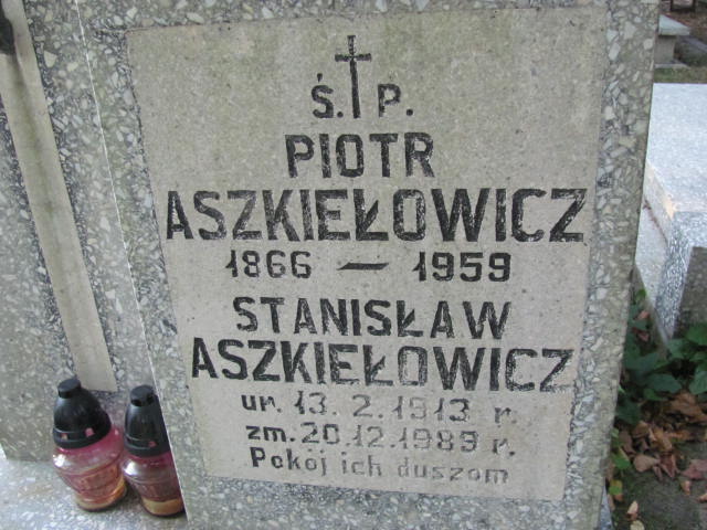 Stanisław Aszkiełowicz 1913 Elbląg - Grobonet - Wyszukiwarka osób pochowanych