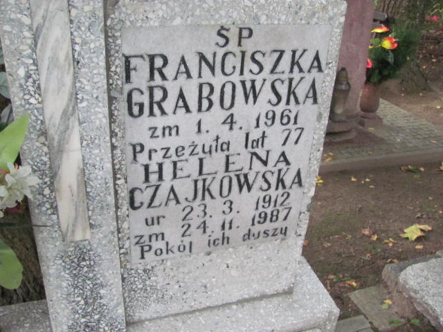 Franciszka Grabowska 1884 Elbląg - Grobonet - Wyszukiwarka osób pochowanych