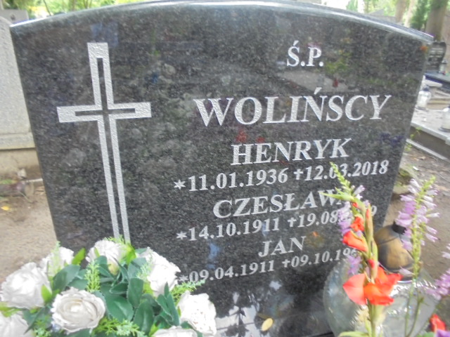 Henryk Woliński 1936 Elbląg - Grobonet - Wyszukiwarka osób pochowanych