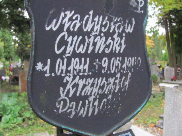 Włodzimierz Cywiński 1911 Elbląg - Grobonet - Wyszukiwarka osób pochowanych