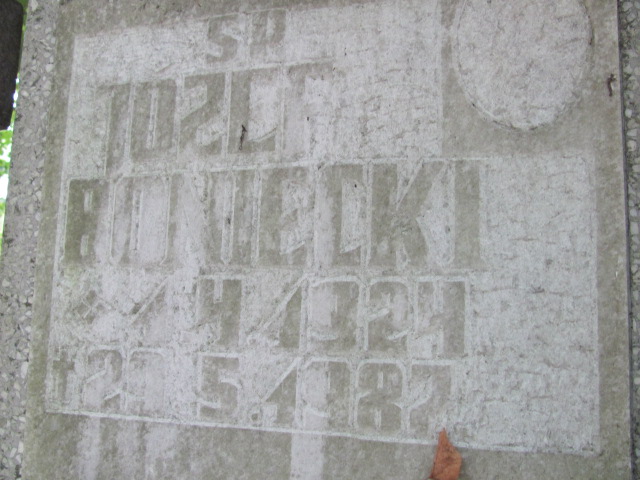 Józef Boniecki 1924 Elbląg - Grobonet - Wyszukiwarka osób pochowanych