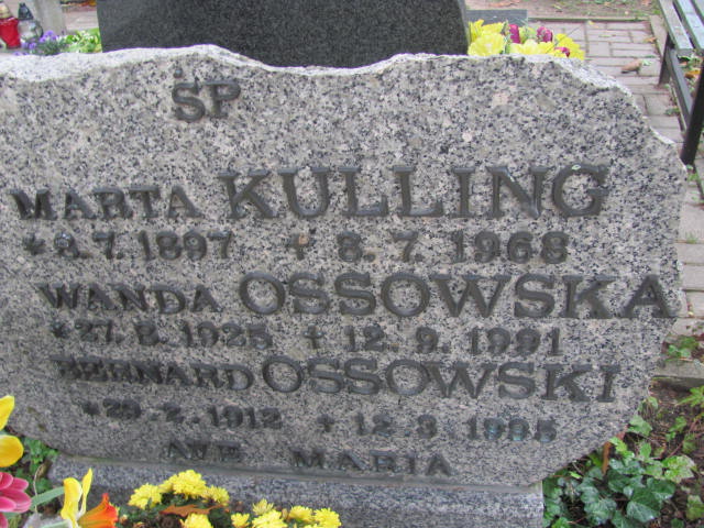 Marta Kuling  1897 Elbląg - Grobonet - Wyszukiwarka osób pochowanych