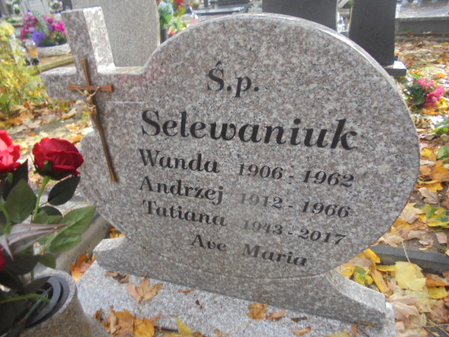 Wanda Selewoniuk 1906 Elbląg - Grobonet - Wyszukiwarka osób pochowanych