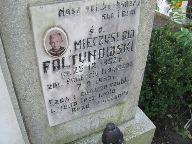 Mieczysław Faltynowski 1952 Elbląg - Grobonet - Wyszukiwarka osób pochowanych