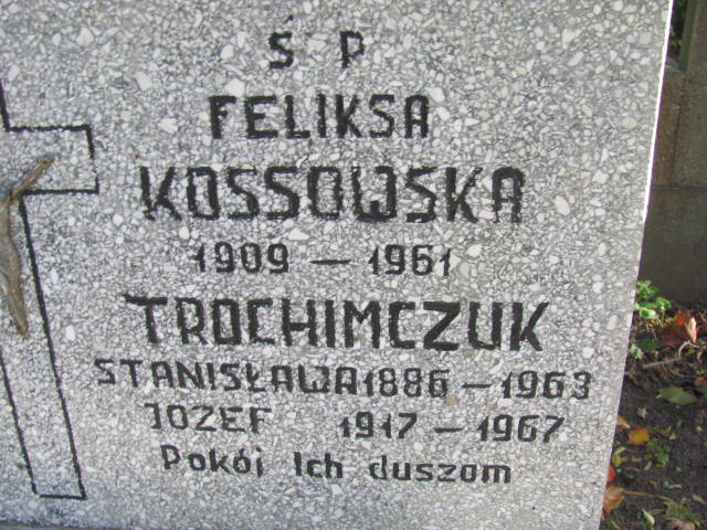 Stanisława Trochimczuk 1886 Elbląg - Grobonet - Wyszukiwarka osób pochowanych