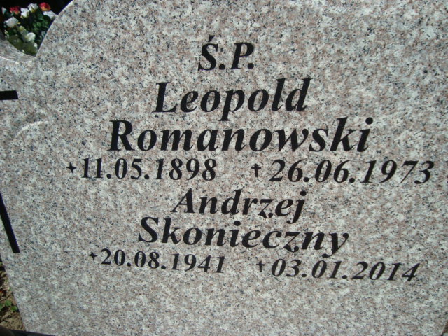 Andrzej   Michał Skonieczny 1941 Elbląg - Grobonet - Wyszukiwarka osób pochowanych