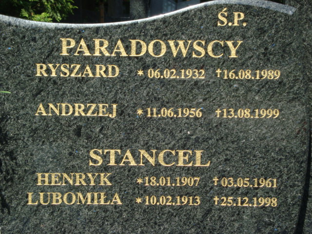 Lubomiła  Krzynówek-  Stancel 1913 Elbląg - Grobonet - Wyszukiwarka osób pochowanych