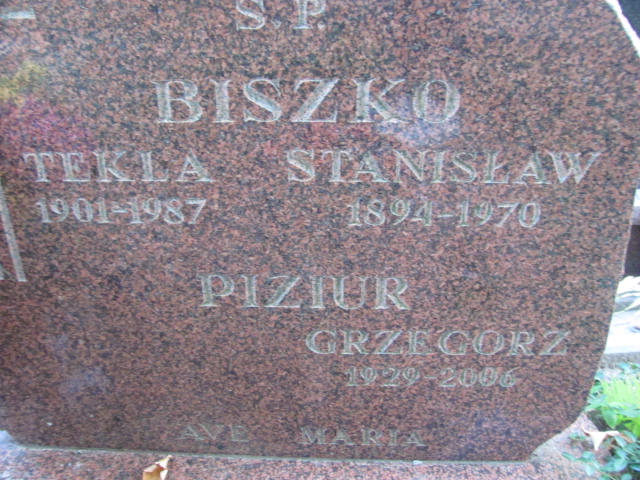 Stanisław Biszko 1894 Elbląg - Grobonet - Wyszukiwarka osób pochowanych