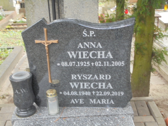 Anna Wiecha 1925 Elbląg - Grobonet - Wyszukiwarka osób pochowanych