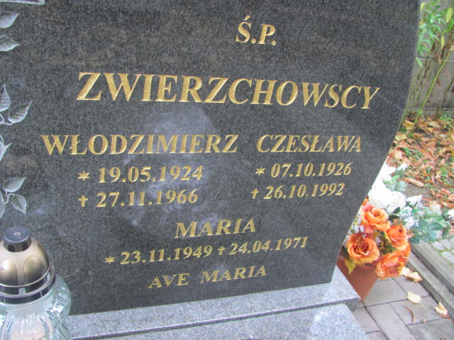 Włodzimierz Zwierzchowski 1924 Elbląg - Grobonet - Wyszukiwarka osób pochowanych