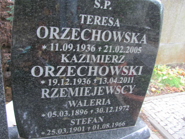 Teresa Orzechowska 1936 Elbląg - Grobonet - Wyszukiwarka osób pochowanych