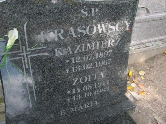 Kazimierz Krasowski 1897 Elbląg - Grobonet - Wyszukiwarka osób pochowanych