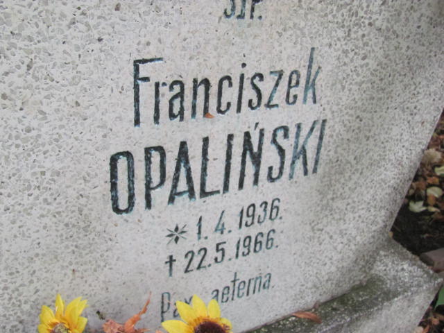 Franciszek Opaliński 1936 Elbląg - Grobonet - Wyszukiwarka osób pochowanych