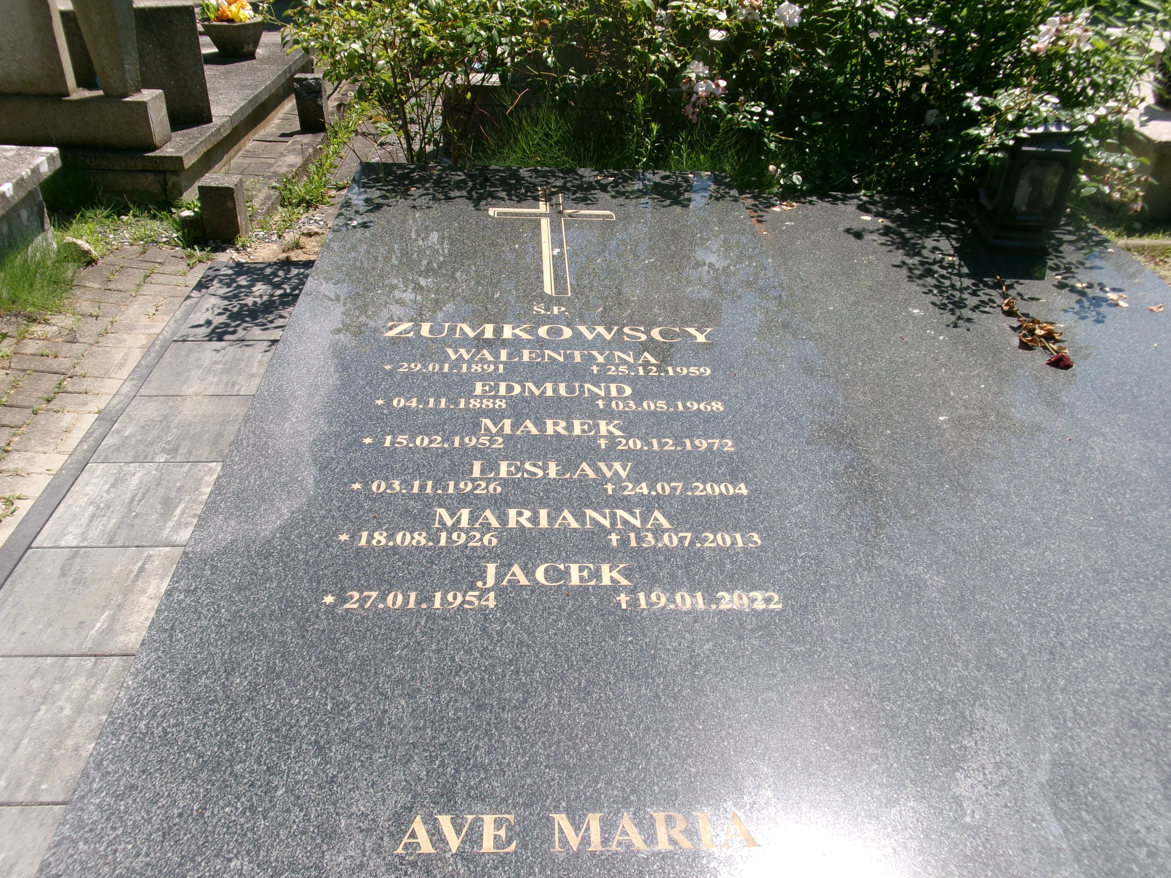 Walentyna Zumkowska 1891 Elbląg - Grobonet - Wyszukiwarka osób pochowanych