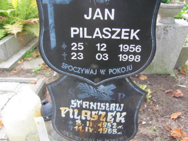 Jan Pilaszek 1956 Elbląg - Grobonet - Wyszukiwarka osób pochowanych