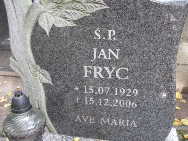 Jan Fryc 1929 Elbląg - Grobonet - Wyszukiwarka osób pochowanych