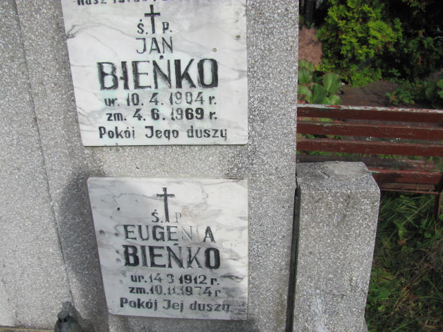 Jan Bieńko 1904 Elbląg - Grobonet - Wyszukiwarka osób pochowanych