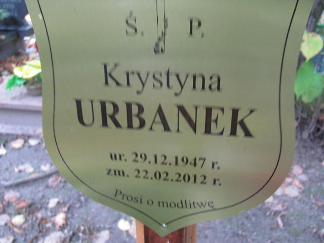 Andrzej Urbanek 1953 Elbląg - Grobonet - Wyszukiwarka osób pochowanych