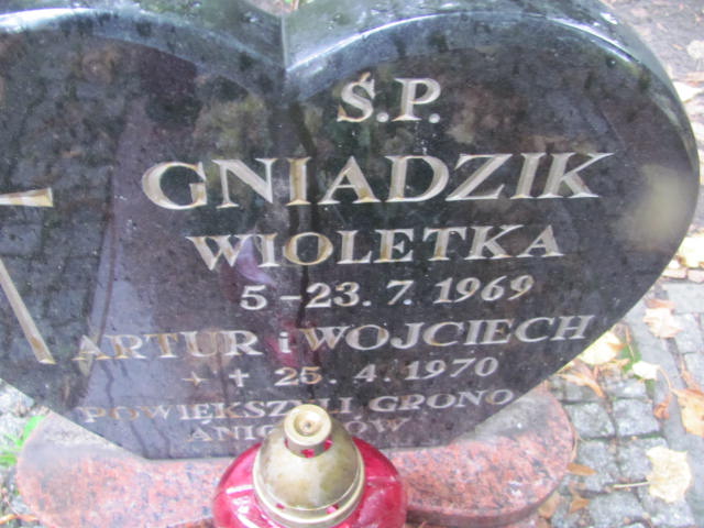 Wioletta Gniadzik 1969 Elbląg - Grobonet - Wyszukiwarka osób pochowanych