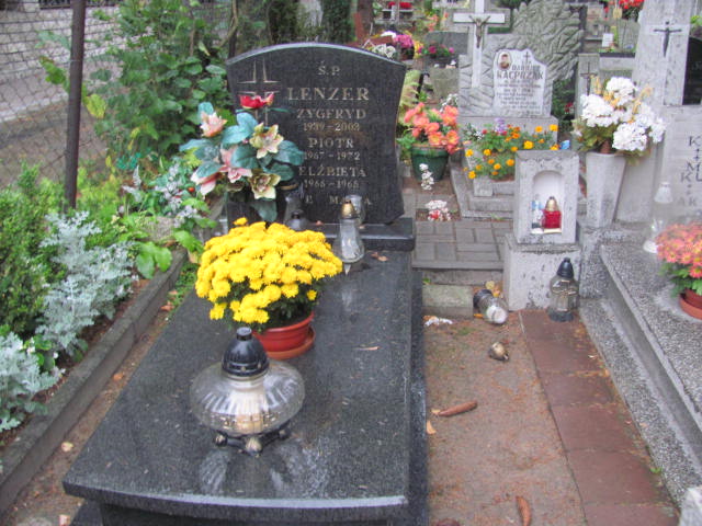 Grób Elżbieta Lenzer