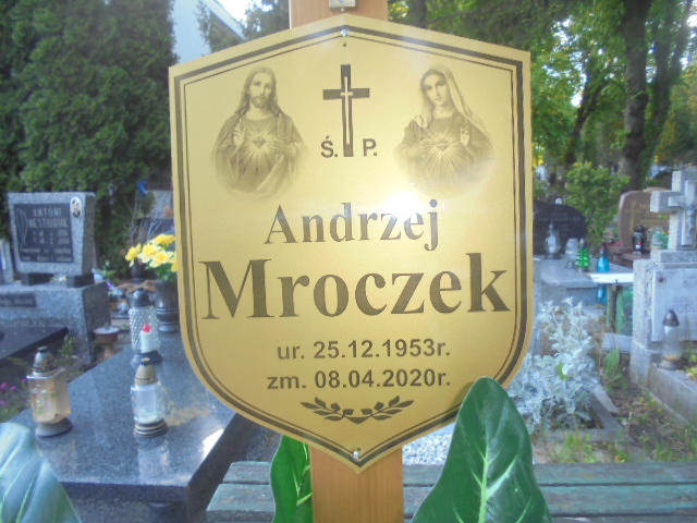 Andrzej Mroczek 1953 Elbląg - Grobonet - Wyszukiwarka osób pochowanych