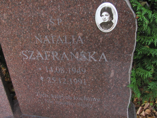 Natalia Szafrańska 1949 Elbląg - Grobonet - Wyszukiwarka osób pochowanych