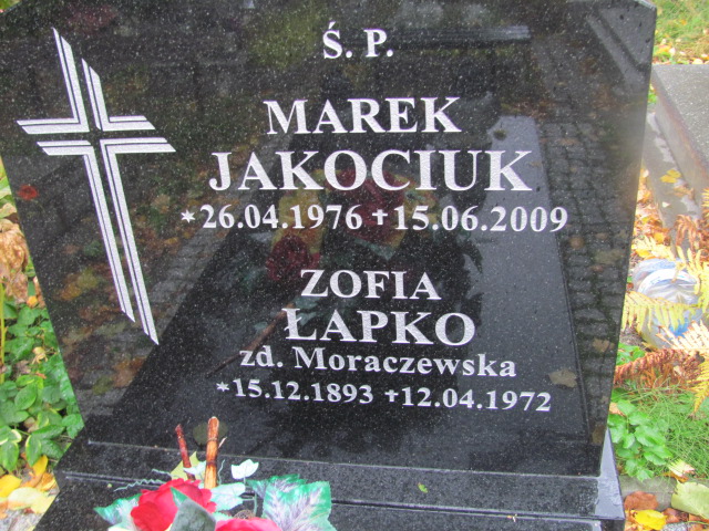 Zofia Łapko 1893 Elbląg - Grobonet - Wyszukiwarka osób pochowanych