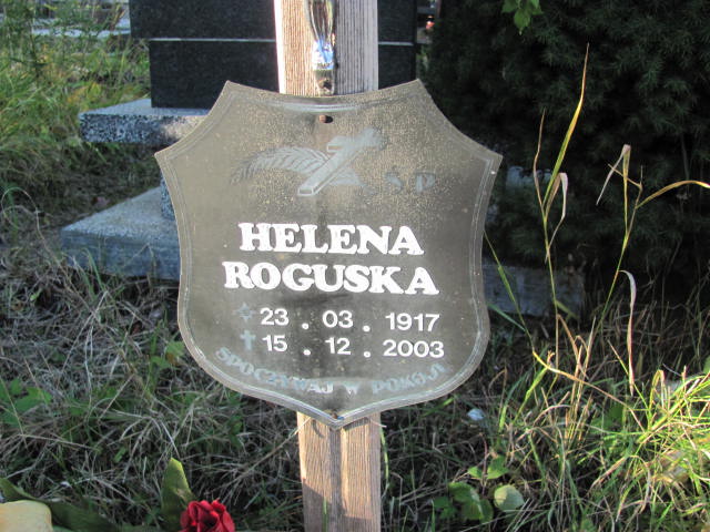 Helena Roguska 1917 Elbląg - Grobonet - Wyszukiwarka osób pochowanych