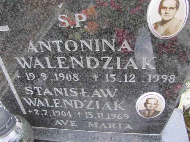 Antonina Walendziak 1908 Elbląg - Grobonet - Wyszukiwarka osób pochowanych