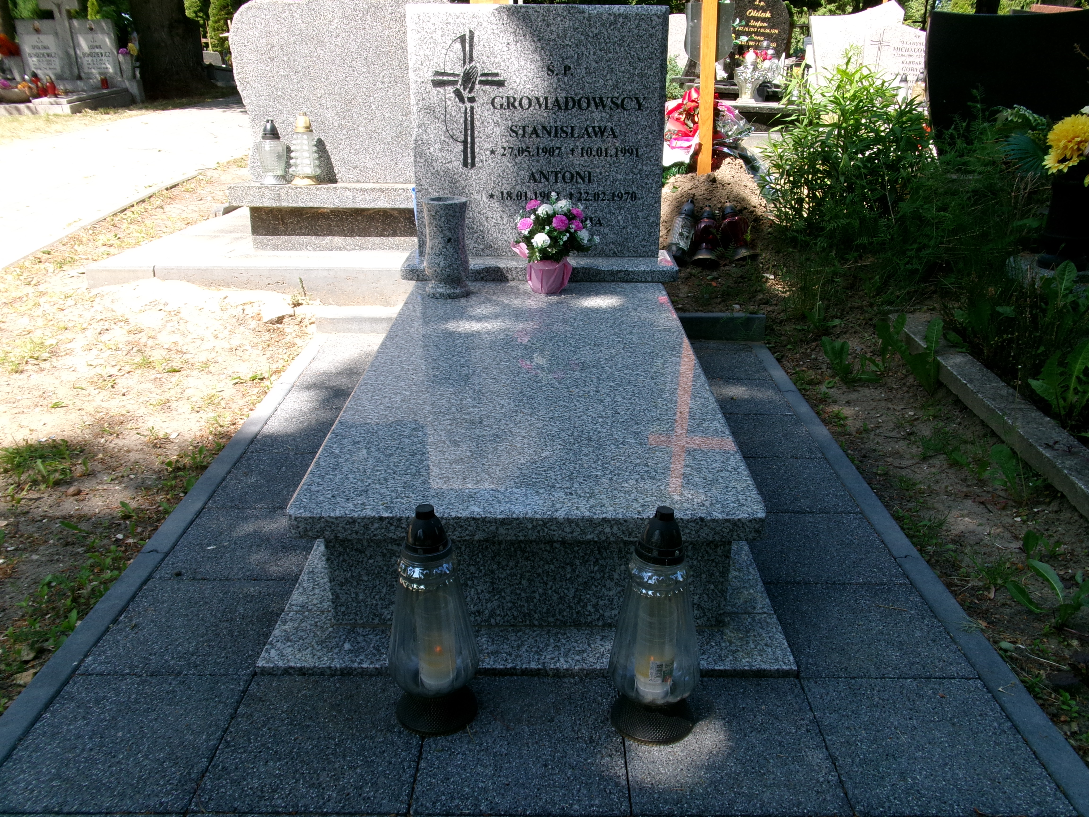 Grób Stanisława Gromadowska