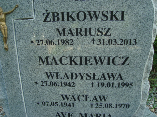 Władysława Mackiewicz 1942 Elbląg - Grobonet - Wyszukiwarka osób pochowanych