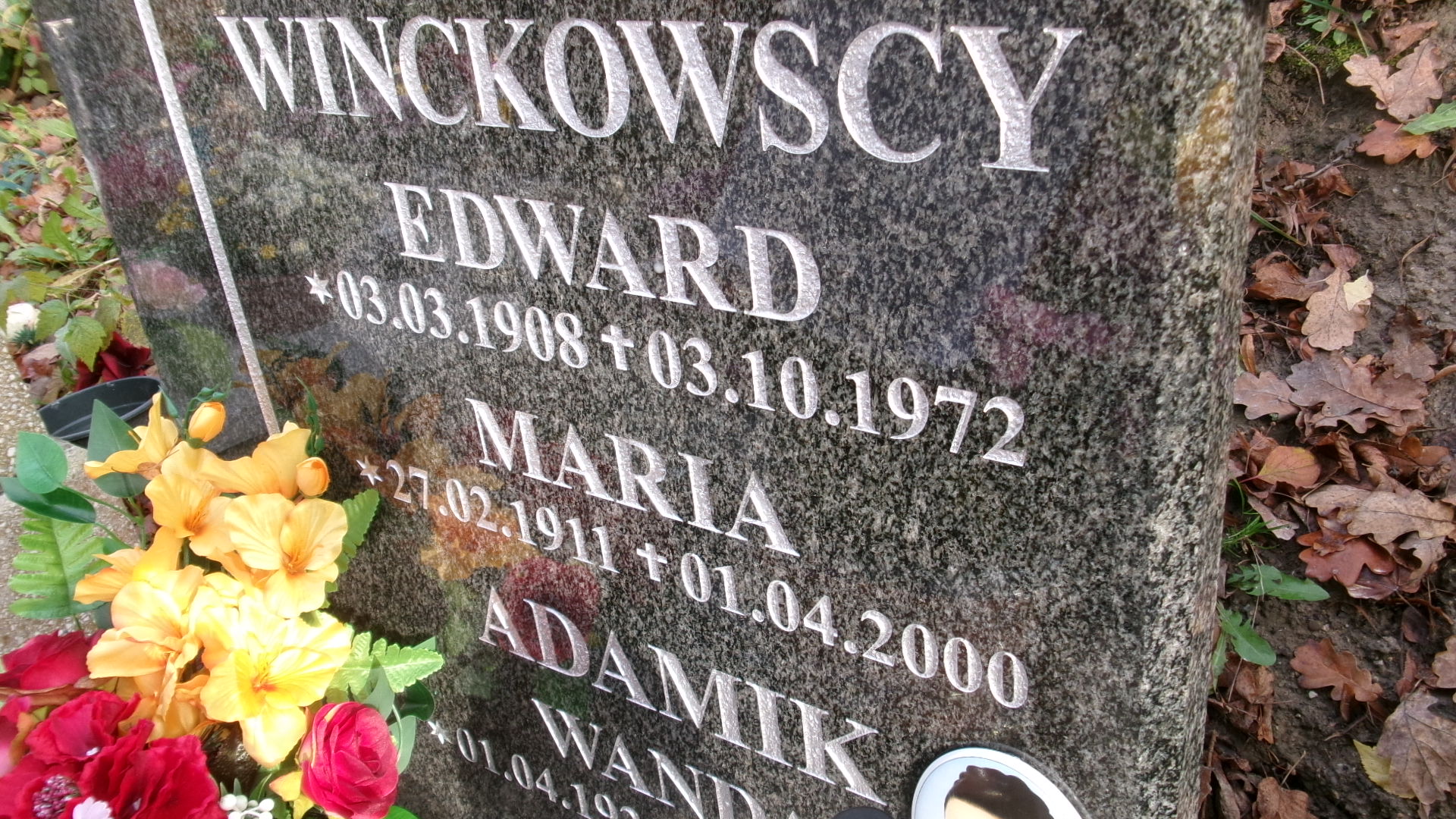 Wanda Adamik 1936 Elbląg - Grobonet - Wyszukiwarka osób pochowanych