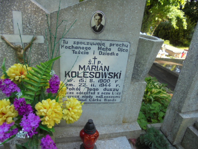 Marian Kolesowski 1910 Elbląg - Grobonet - Wyszukiwarka osób pochowanych