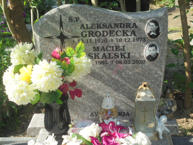 Aleksandra Grodecka 1920 Elbląg - Grobonet - Wyszukiwarka osób pochowanych