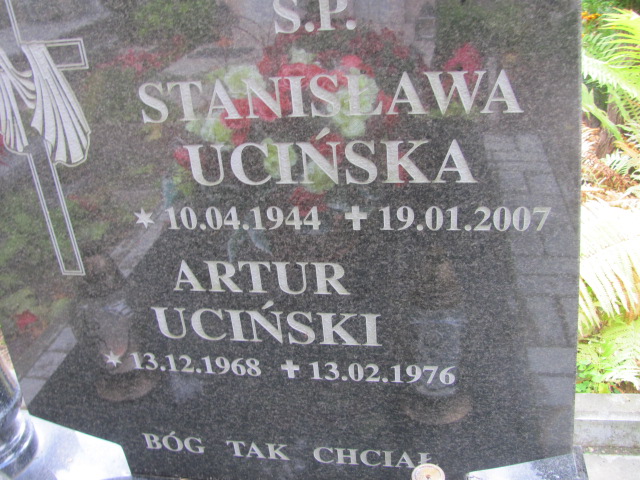 Stanisława Ucińska 1944 Elbląg - Grobonet - Wyszukiwarka osób pochowanych