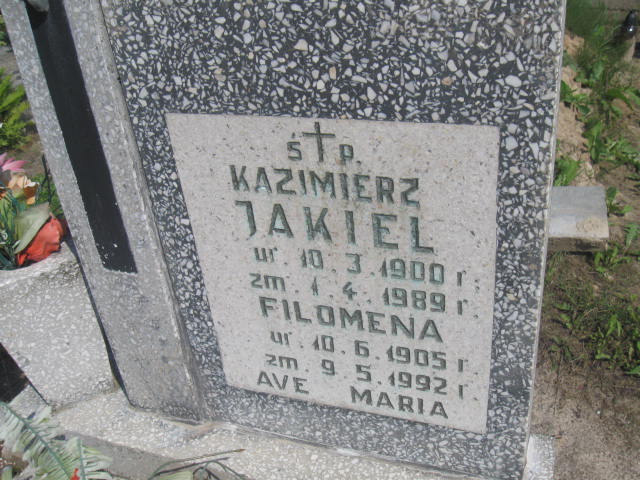 Kazimiera Jakiel 1900 Elbląg - Grobonet - Wyszukiwarka osób pochowanych